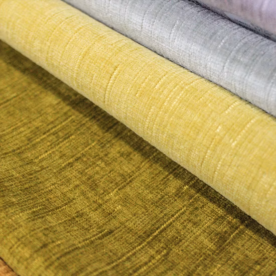 Polyester Sofa Chenille Fabric Chenille Jacquard Curtain Fabric