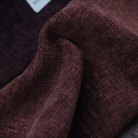 Polyester Sofa Chenille Fabric Chenille Jacquard Curtain Fabric