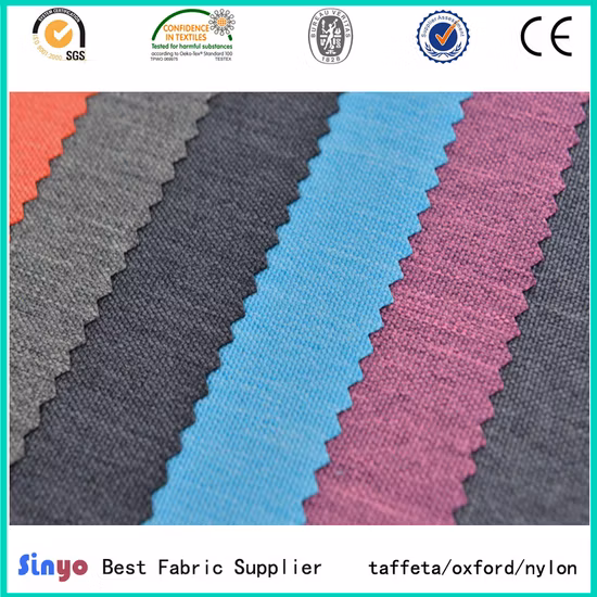 Combinações de cores de tecido de poliéster PU catiônico de aparência de linho vendidas populares para conjunto de sofá