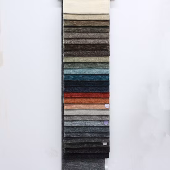 Tecido de sofá de poliéster chenille e jacquard para móveis e cadeiras têxteis para casa