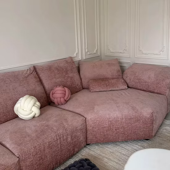 Sofá de poliéster tecido chenille tecido para cortina jacquard de chenille